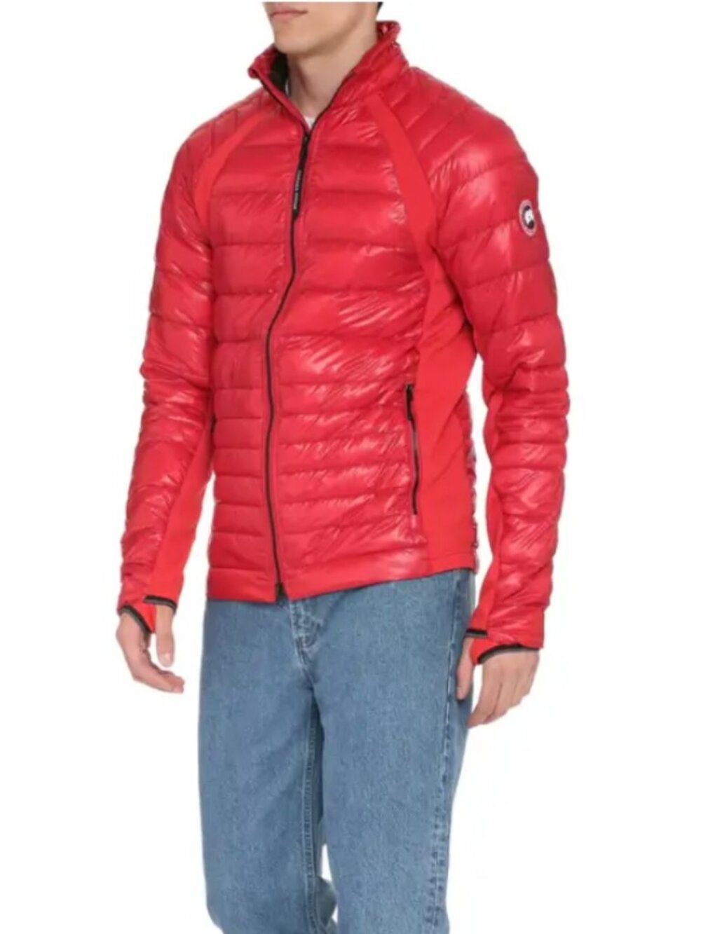 Canada Goose Hybridge Lite Tech Down Jacket Red Small